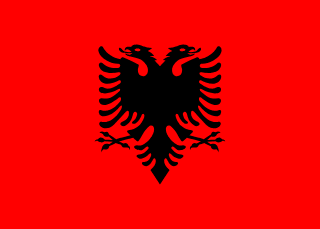Bandeira Albânia