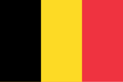 Bandeira Seleção Belga de Futebol