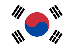 Bandeira Coreia do Sul